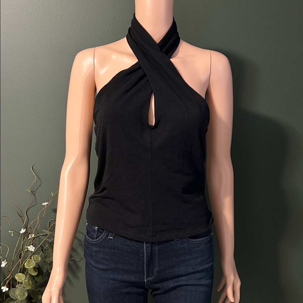 Banana Republic Black Halter Top